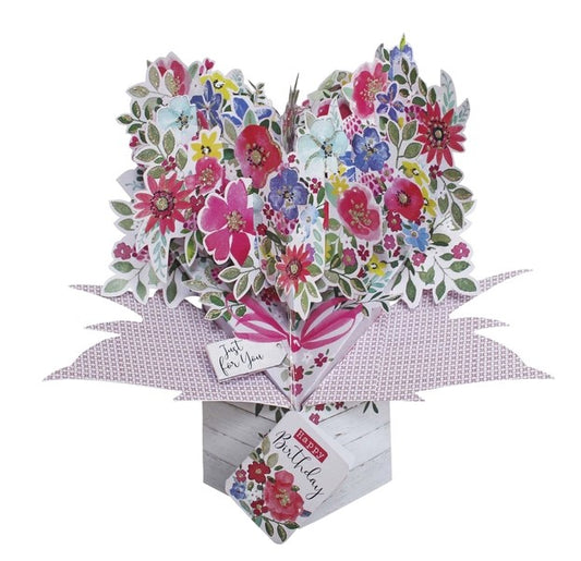 Birthday Bouquet - Pop-Up Greeting Card - Second Nature