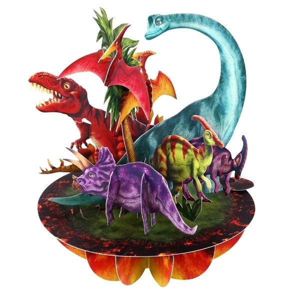 Pirouettes Card - Jurassic Dinosaurs