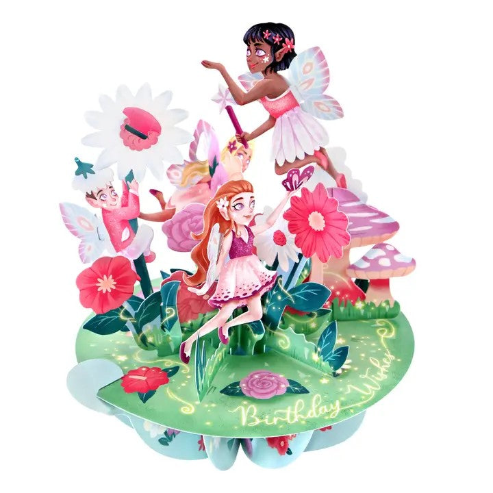 Pirouettes Card - Fairy Garden