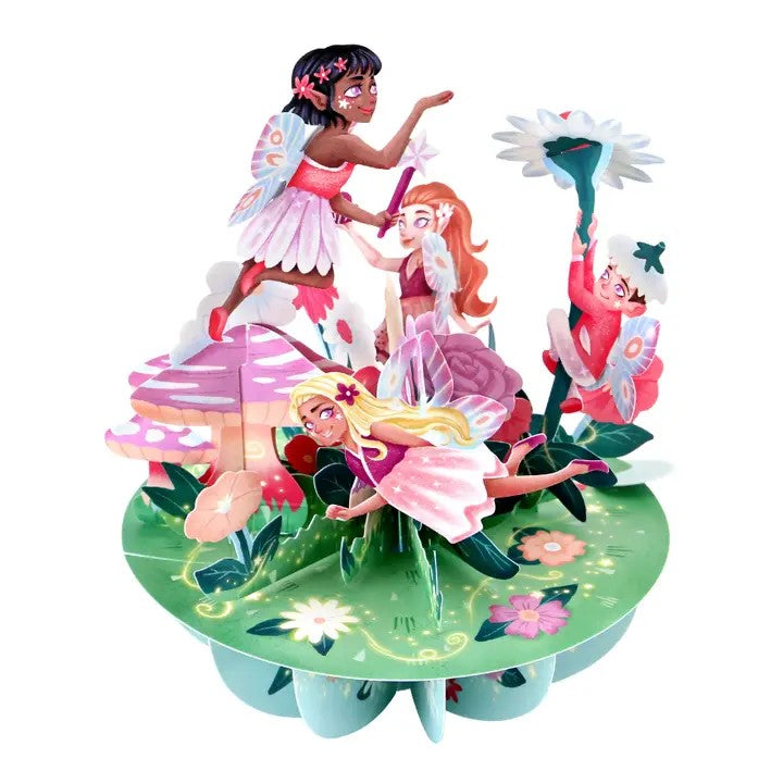 Pirouettes Card - Fairy Garden