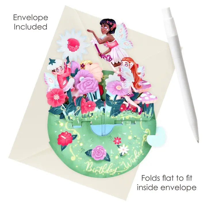 Pirouettes Card - Fairy Garden