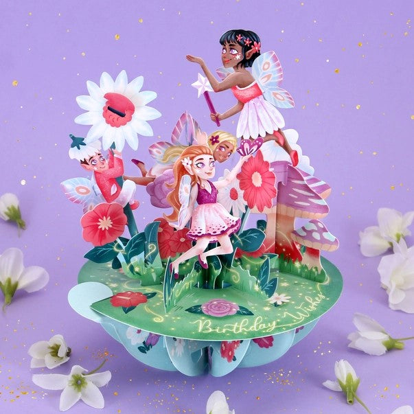 Pirouettes Card - Fairy Garden
