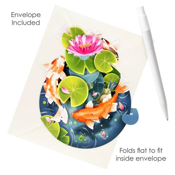 Pirouettes Card - Koi Carp
