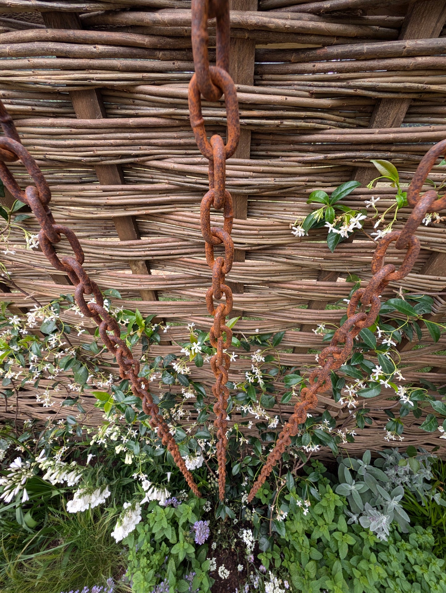 Rusty Rain Chain