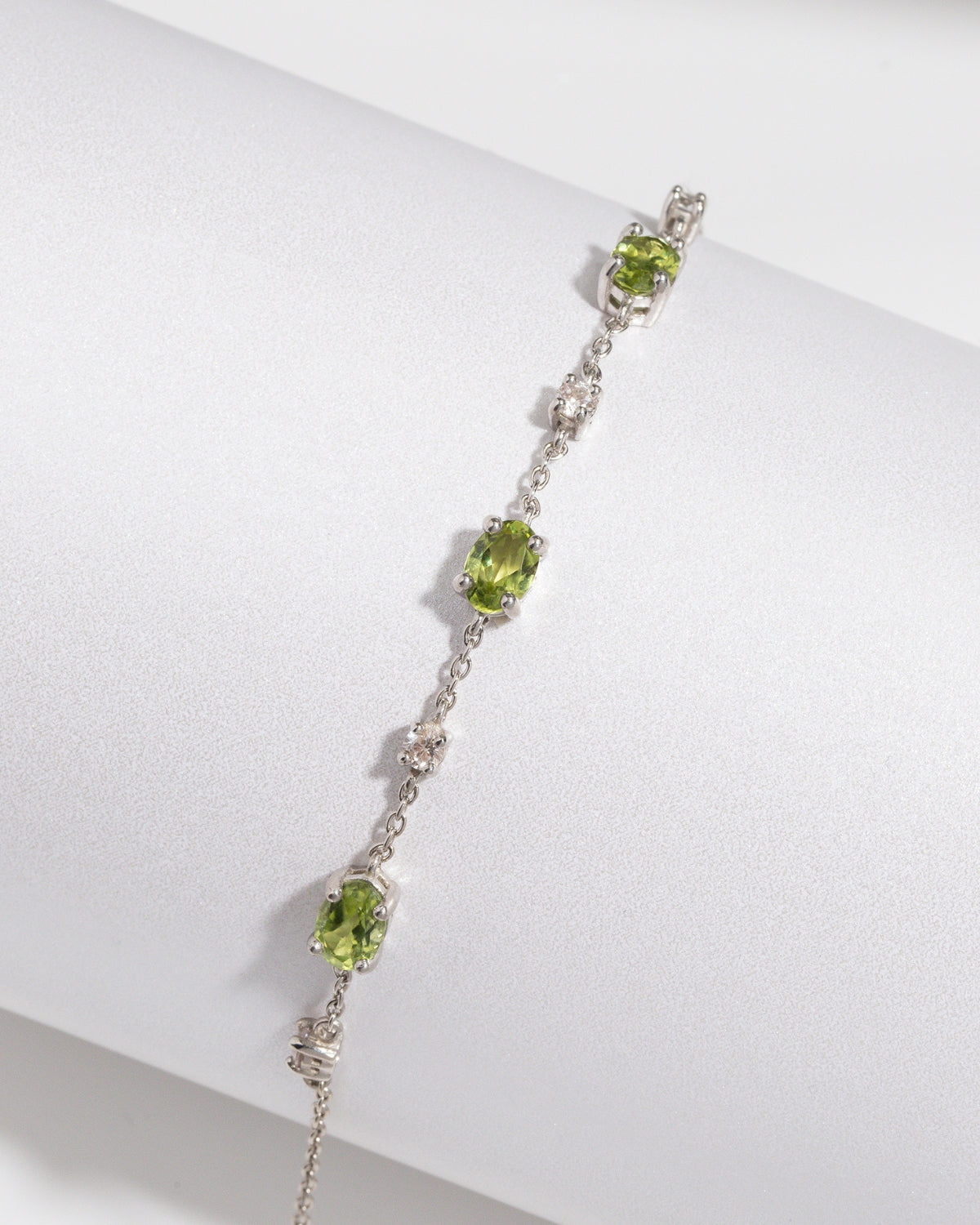 Mini Set 2 - Peridot Jewellery Set in Sterling Silver by Vianne Jewellery