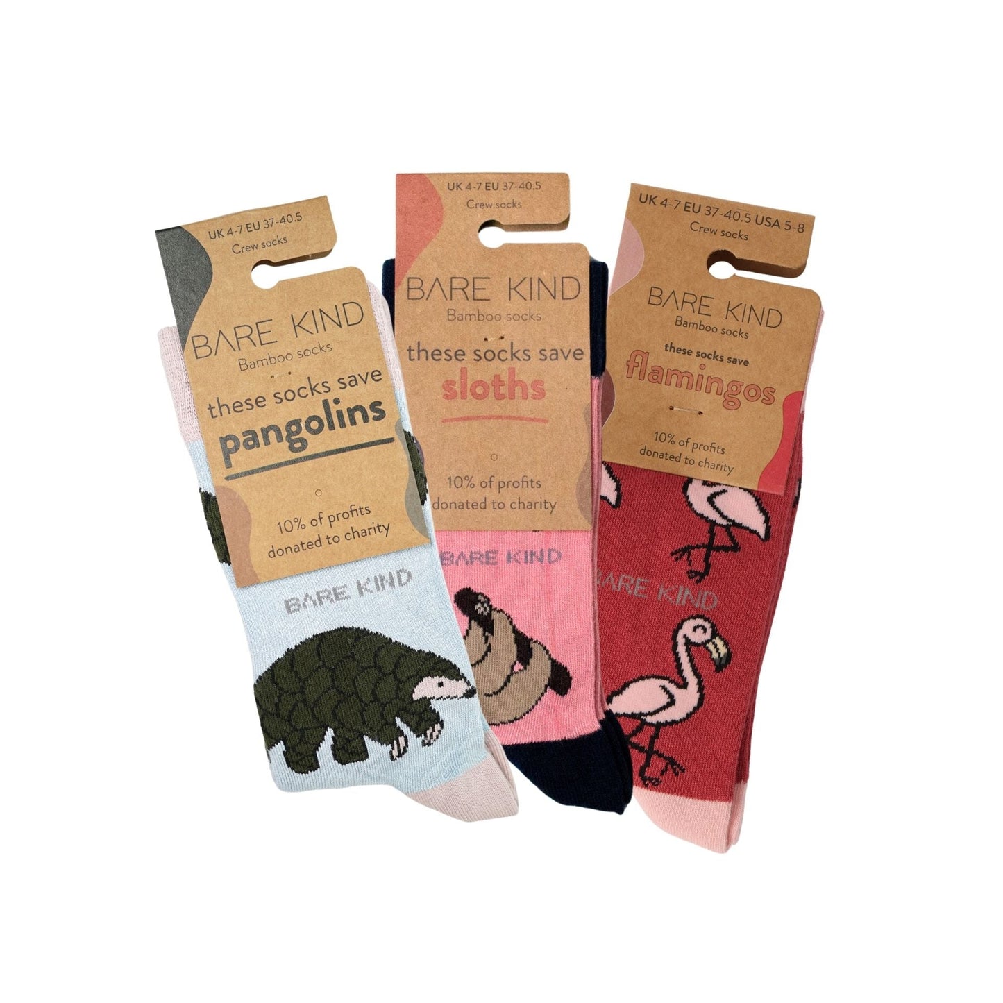 Bare Kind Pink Lover 3 Bamboo Sock Set