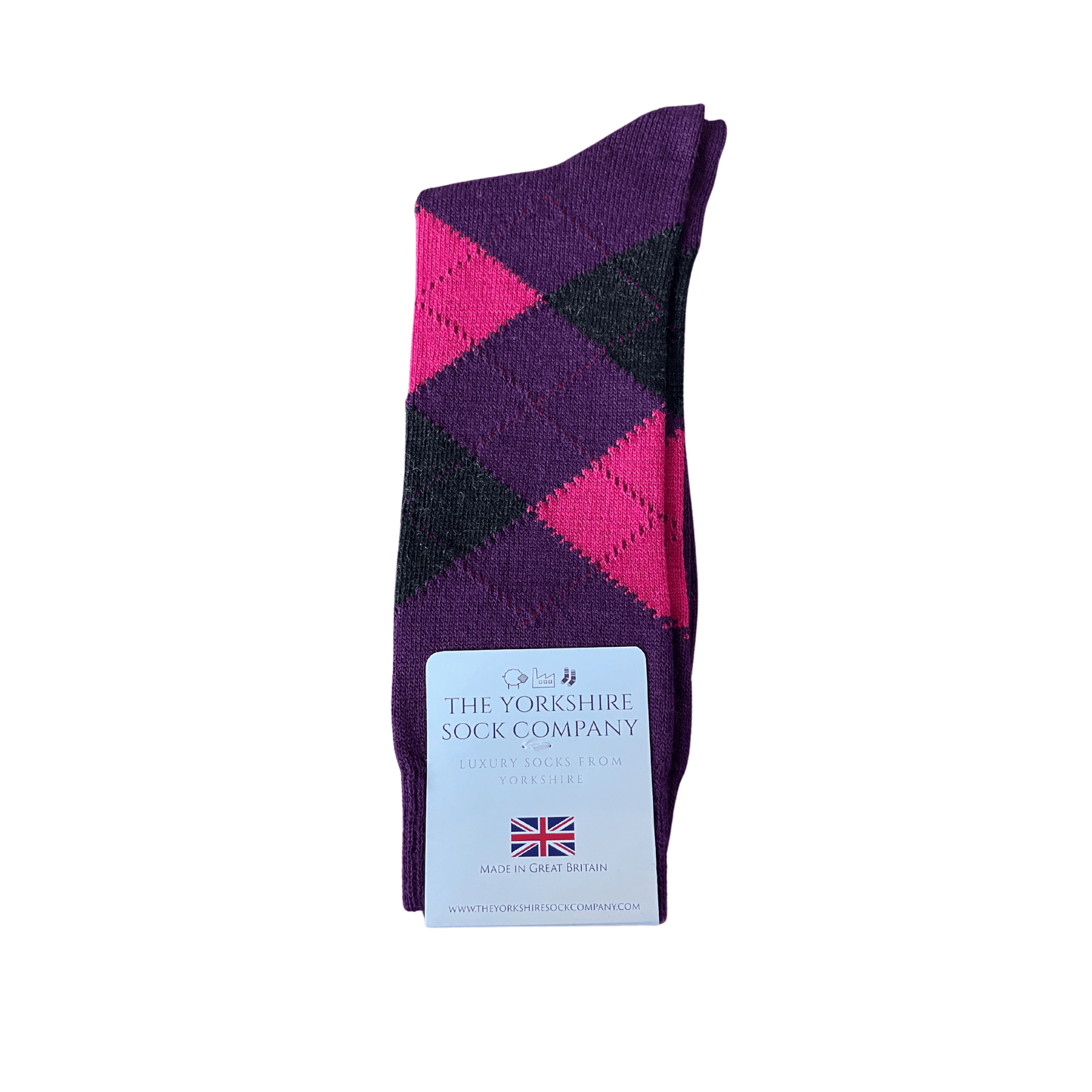 Ripley Argyle Merino Wool Socks – 6 Pair Luxury Bundle