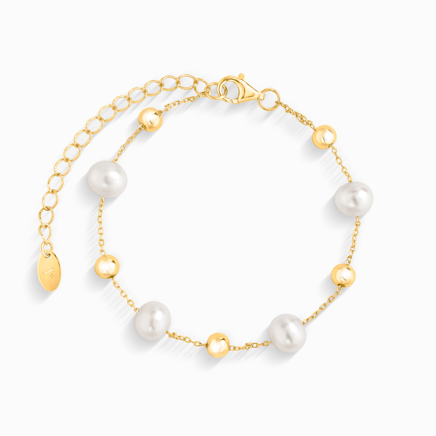 Pearl Bracelet in 18k Gold Vermeil by Vianne Jewellery