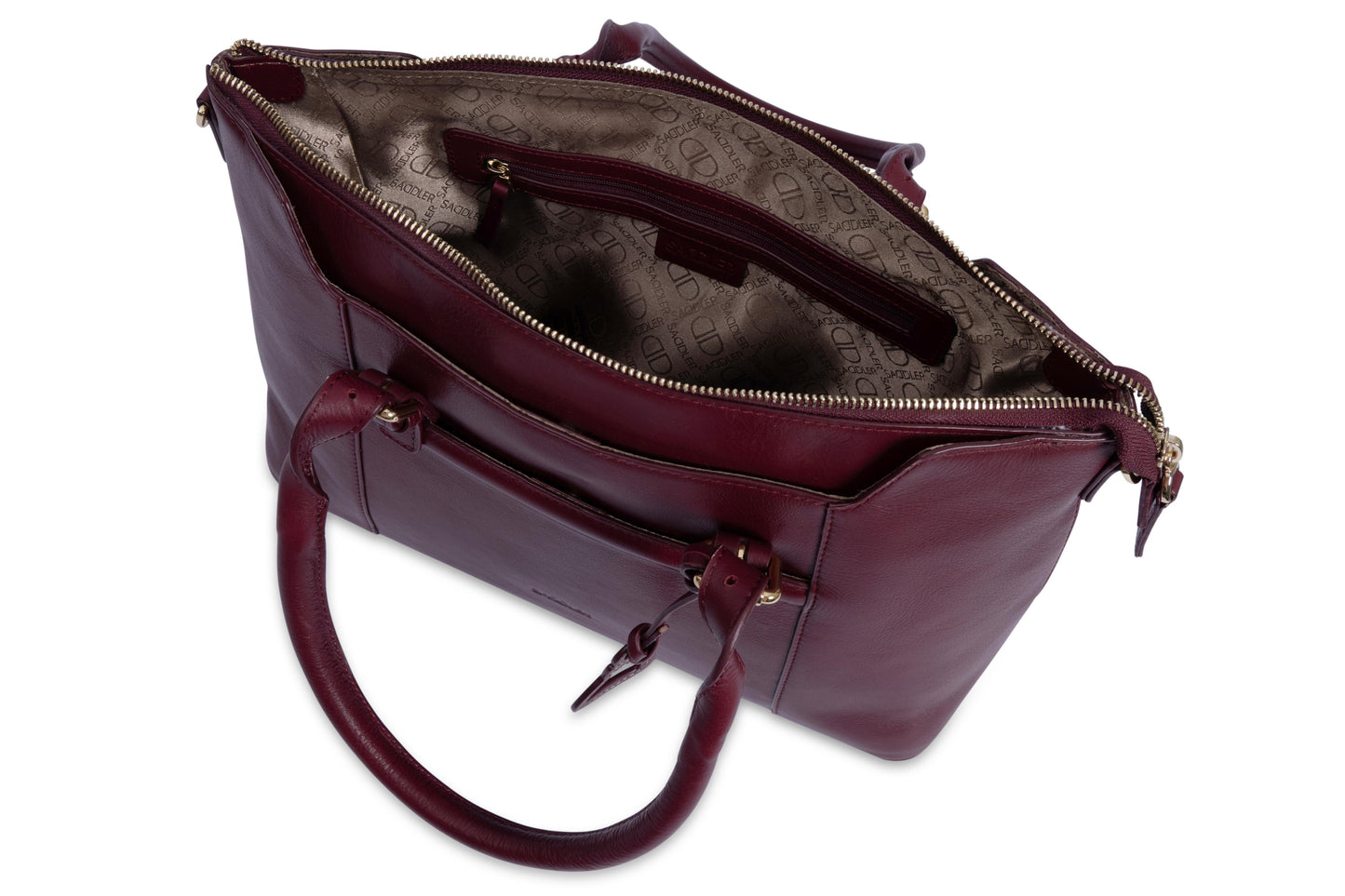 Elizabeth Leather Workbag - Handmade by Saddler - Practical, Spacious & Elegant Design