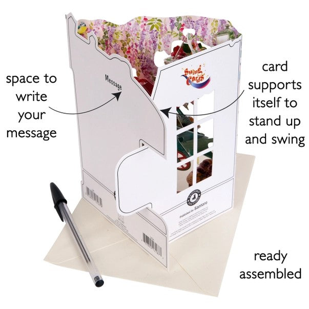 Swing Cards - Florist and Flower Cart