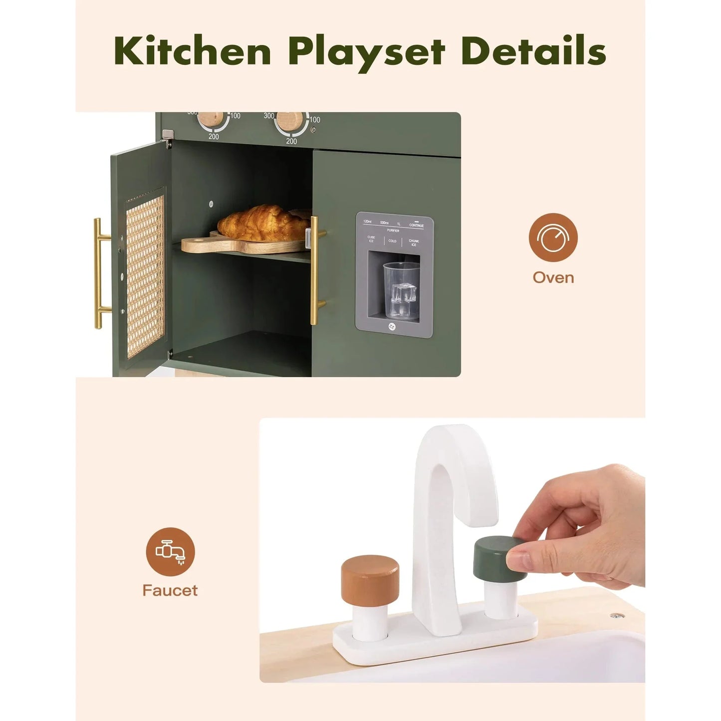 Yes Chef - Wooden Play Kitchen