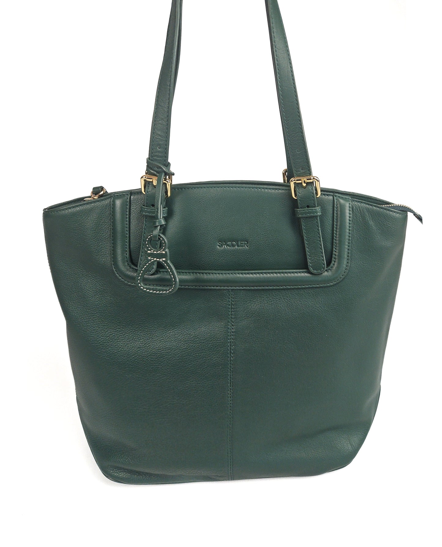 Sienna Zip Top Tote Shopper Bag for Women - Handmade by Saddler