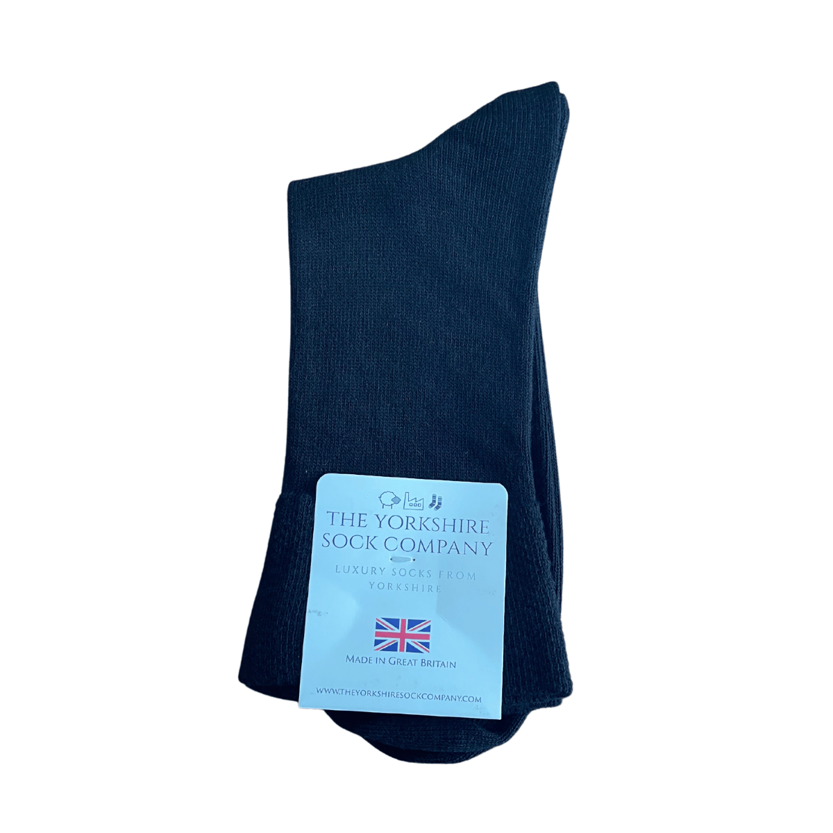 Soft Grip Cotton Socks Bundle – 4 Pair Non Elastic Comfort Socks