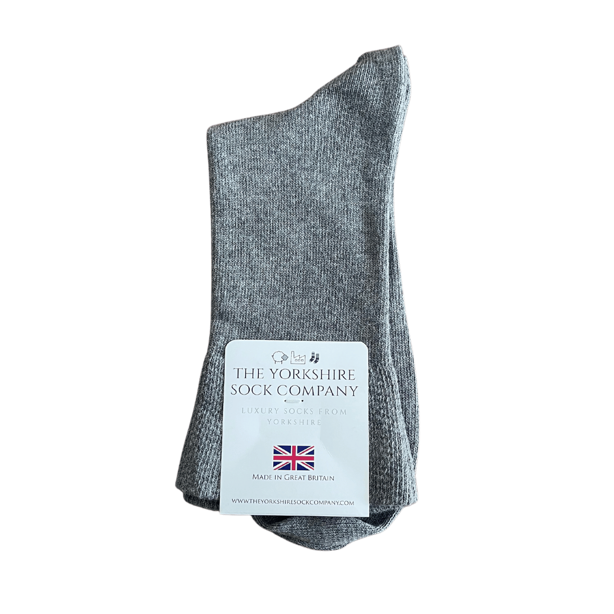 Soft Grip Cotton Socks Bundle – 4 Pair Non Elastic Comfort Socks