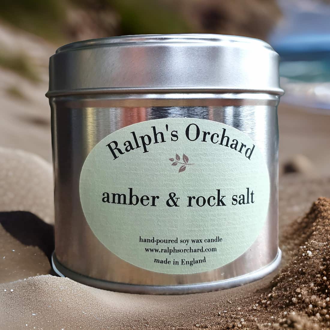 Ralph's Orchard Amber & Rock Salt Candle