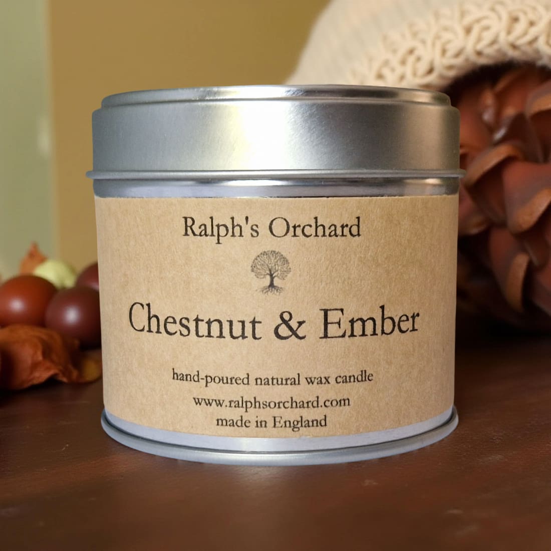 Ralph's Orchard Chestnut & Ember Candle