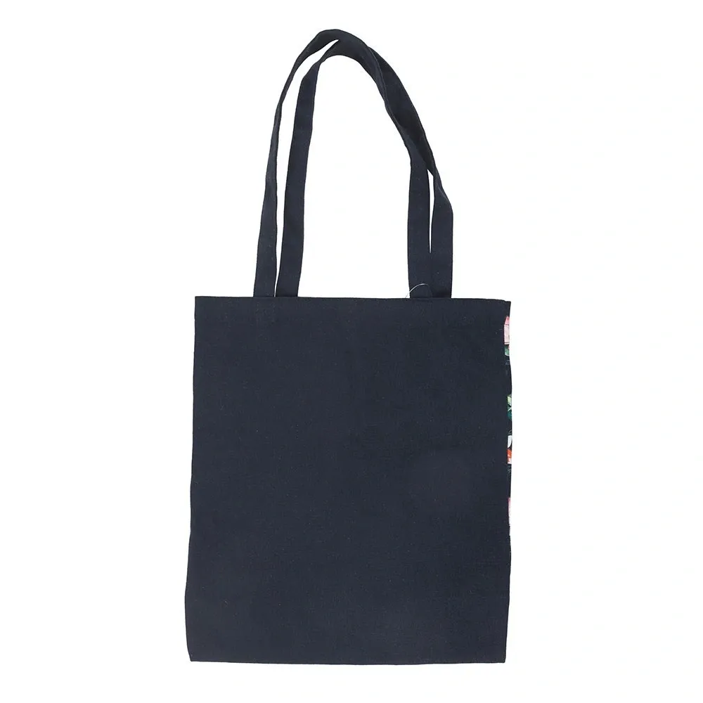 POND PRINT POLYCOTTON TOTE BAG