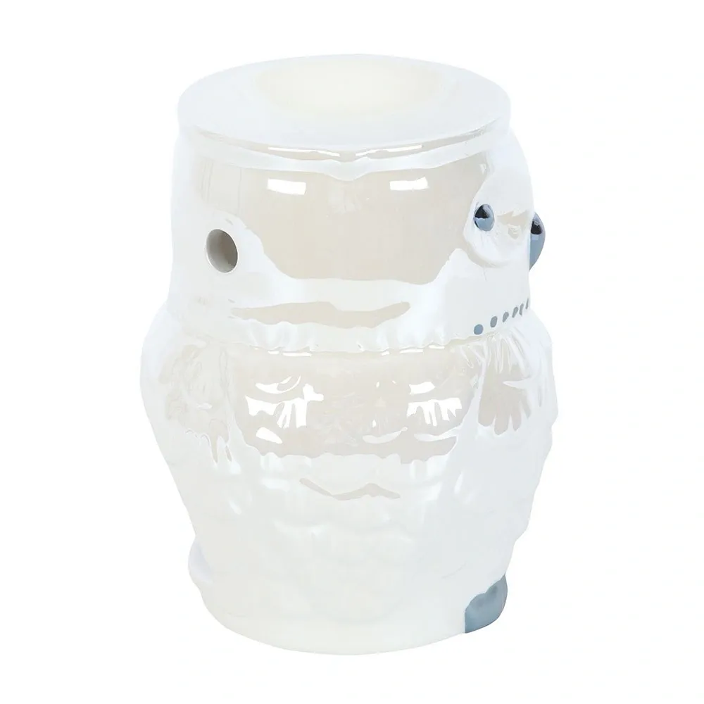 OWL SHAPED IRIDESCENT OIL BURNER AND WAX WARMER