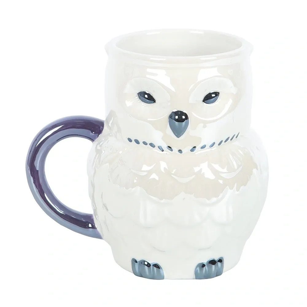 OWL SHAPED IRIDESCENT MUG