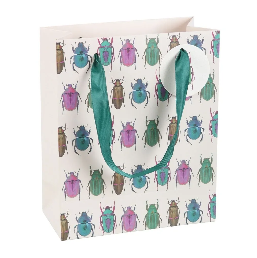 23CM MEDIUM BEETLE PRINT GIFT BAG
