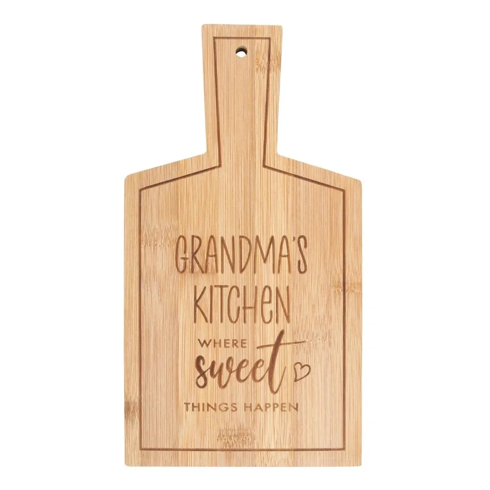 GRANDMA'S KITCHEN BAMBOO SERVING BOARD