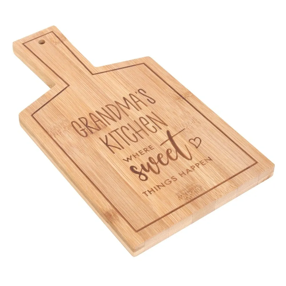 GRANDMA'S KITCHEN BAMBOO SERVING BOARD