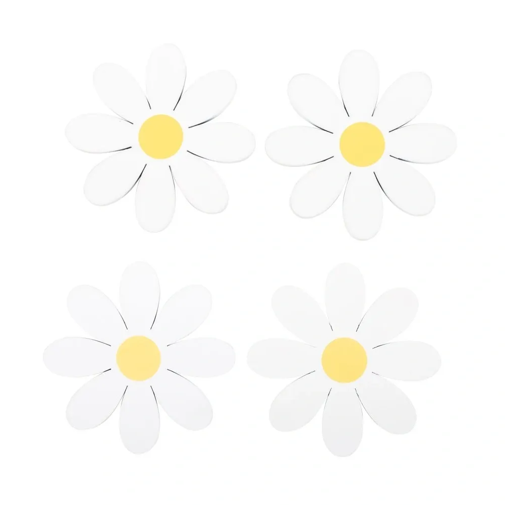 SET OF 4 DAISY SHAPED COASTERS