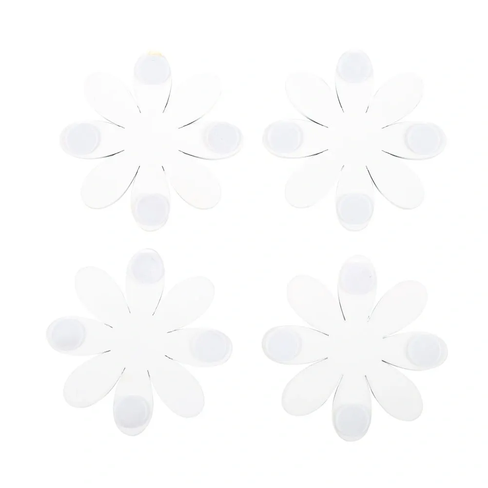 SET OF 4 DAISY SHAPED COASTERS
