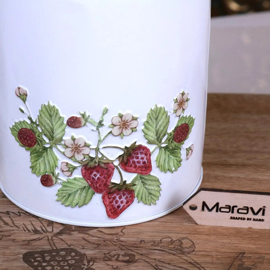 Thaniya Strawberry Field Milk Churn Planter by Maravi