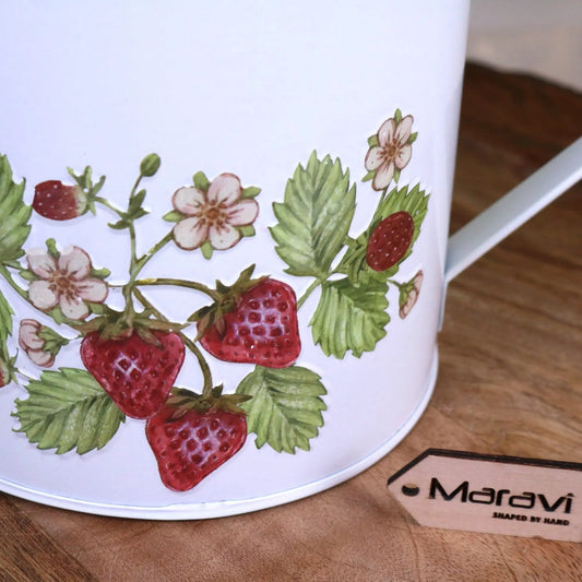 Thaniya Strawberry Field Watering Can Planter by Maravi
