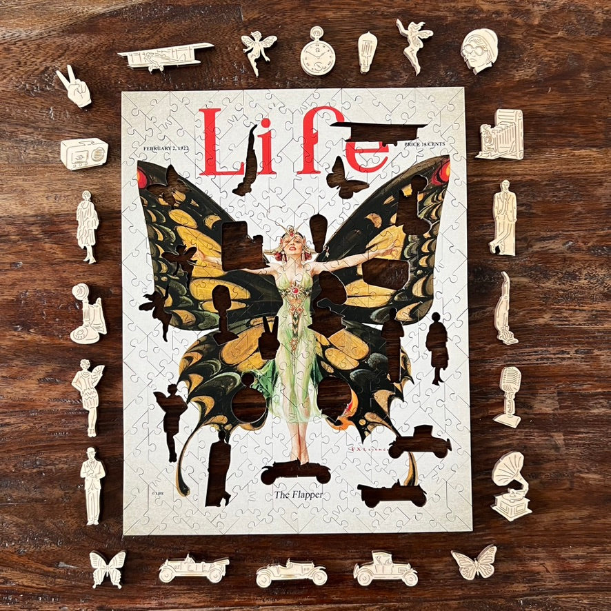Victory Wooden The Flapper - Life,1922 Jigsaw Puzzle
