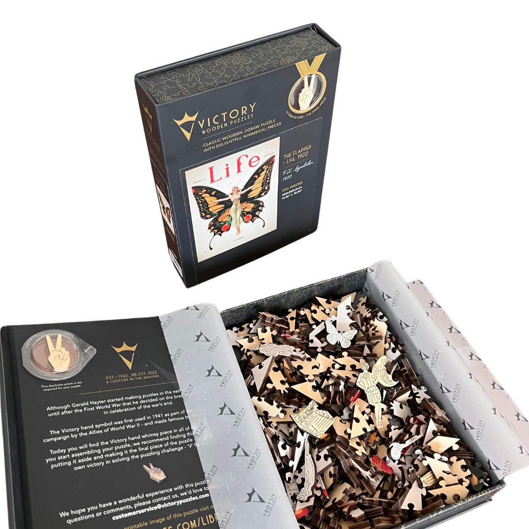 Victory Wooden The Flapper - Life,1922 Jigsaw Puzzle