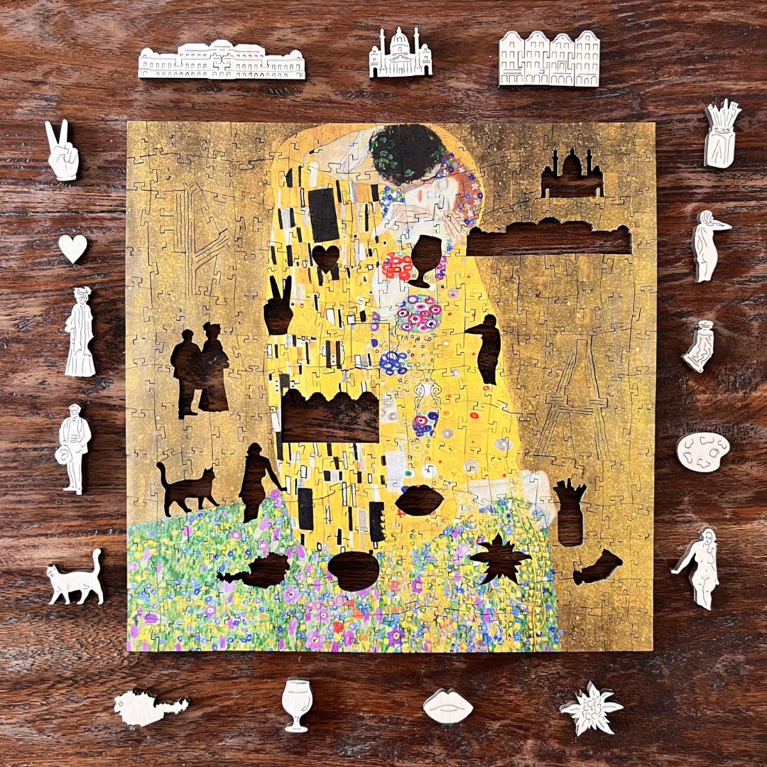 Victory Wooden The Kiss Jigsaw Puzzle