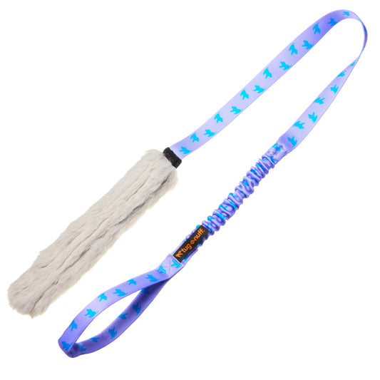 Faux Fur Bungee Chaser Dog Tug Toy