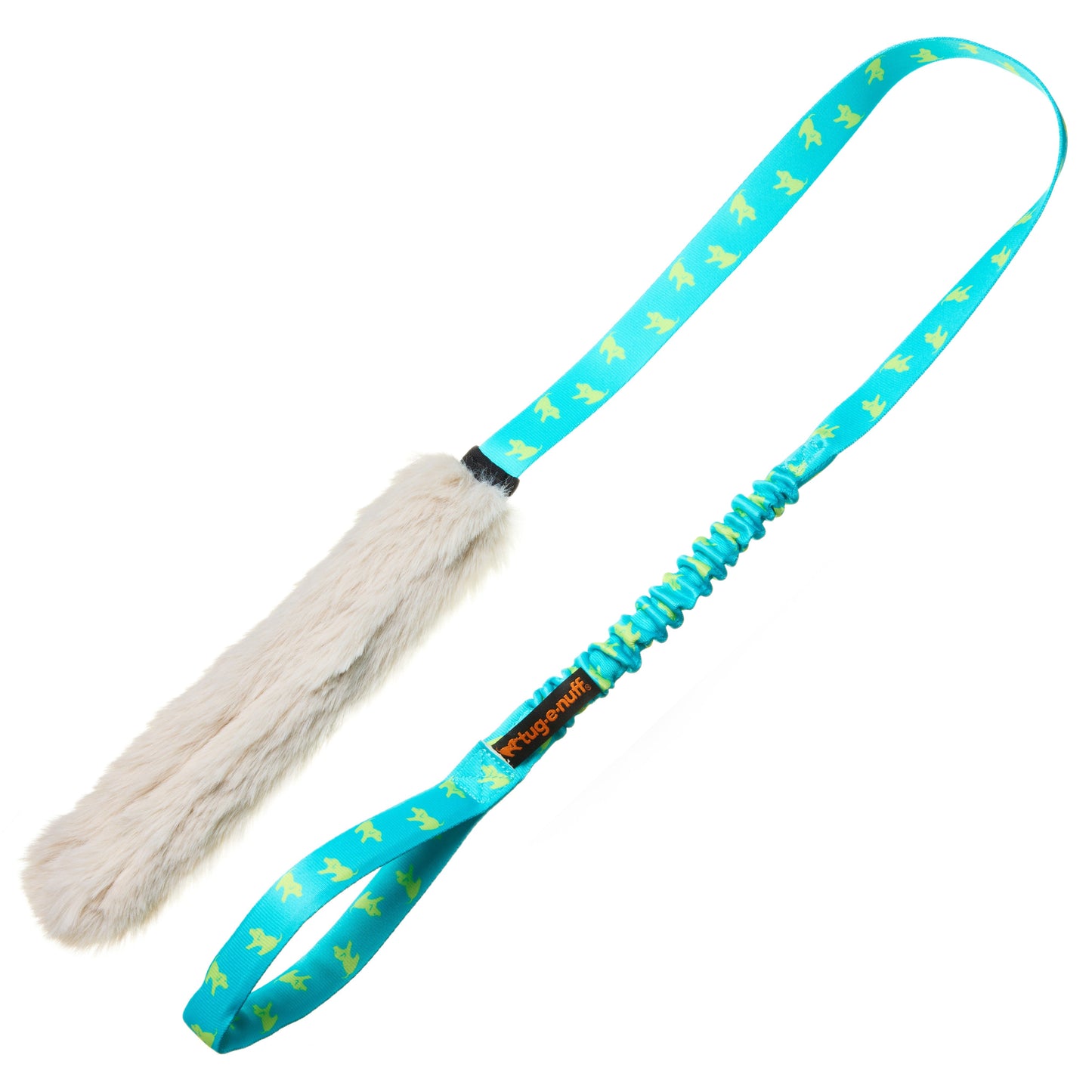 Faux Fur Bungee Chaser Dog Tug Toy