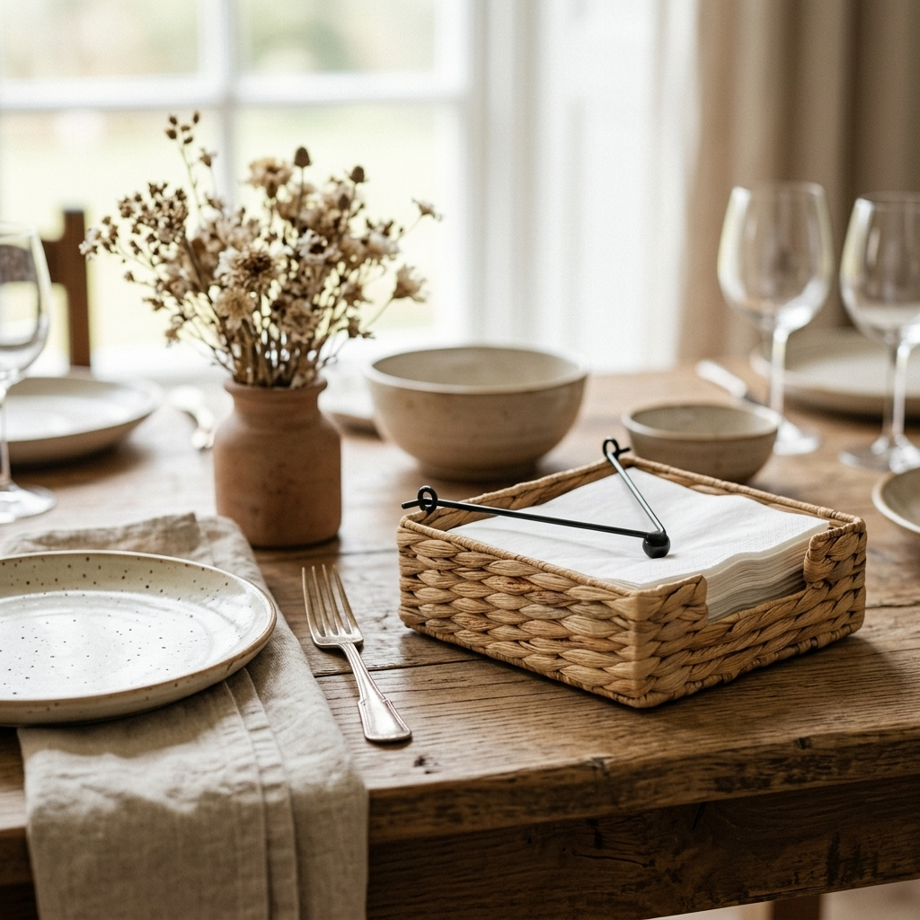 Water Hyacinth Napkin Holder