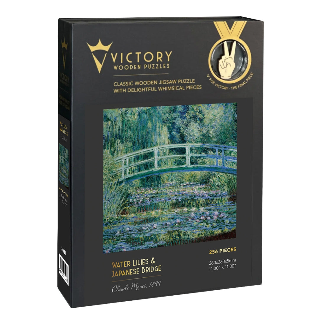 Victory Wooden Water Lilies & Japanese Bridge Jigsaw Puzzle