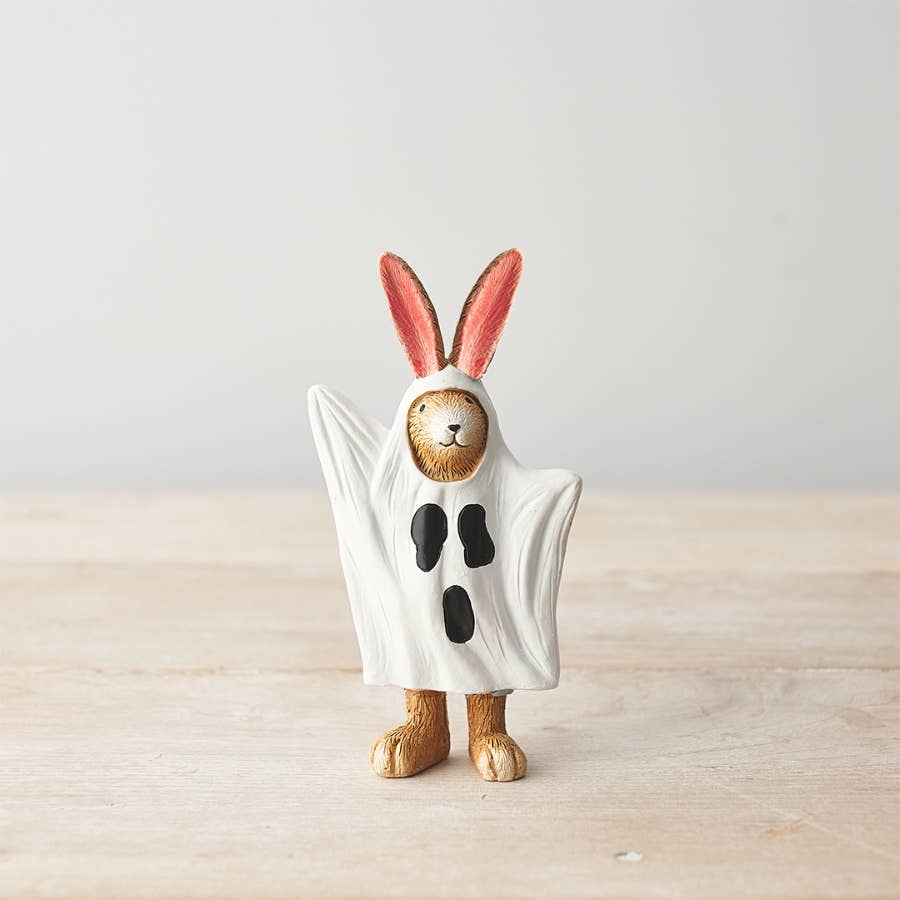 Jasper Rabbit Ghost Bunny Ornament, 14cm