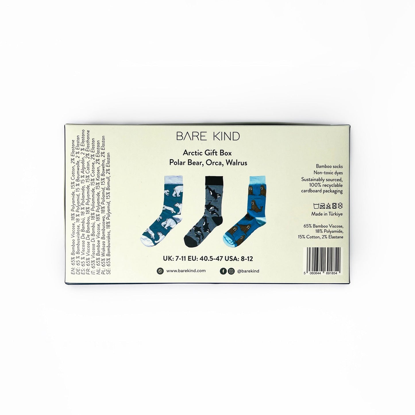 Bare Kind Gift Box Bundle of 2 Socks