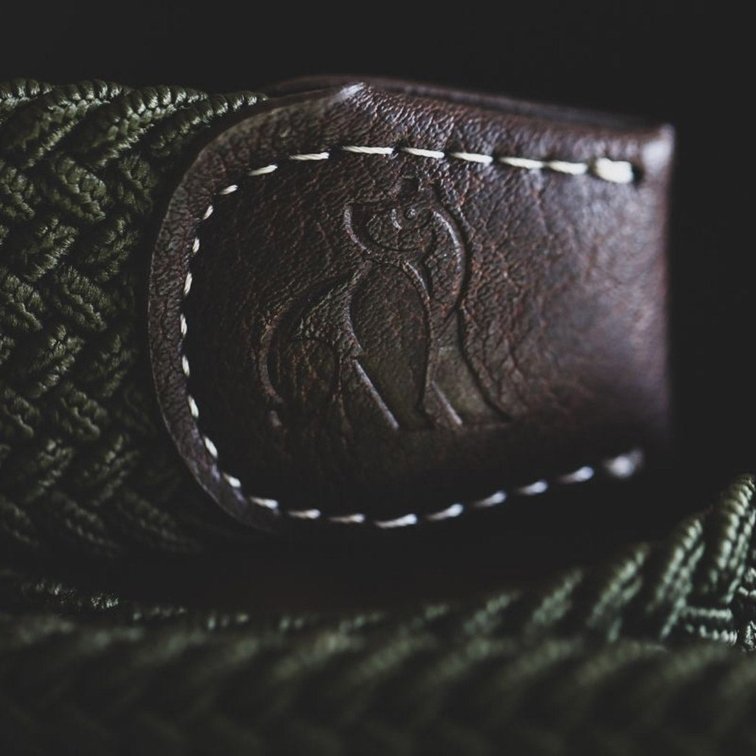 Woven Belt - Blue / Red / White Zigzag By Swole Panda