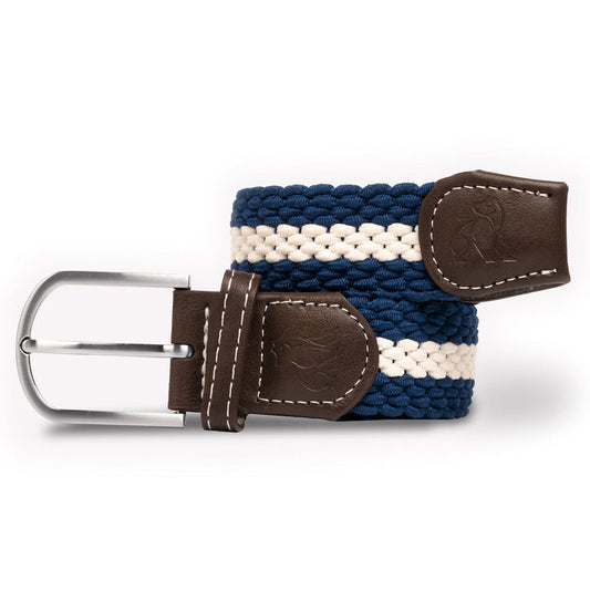 Woven Belt - Blue / White Stripe by Swole Panda