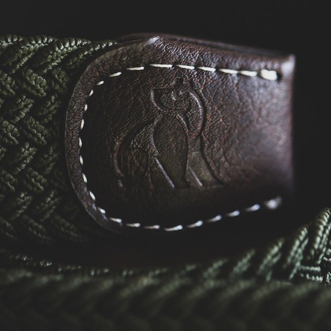 Woven Belt - Blue / White Stripe by Swole Panda