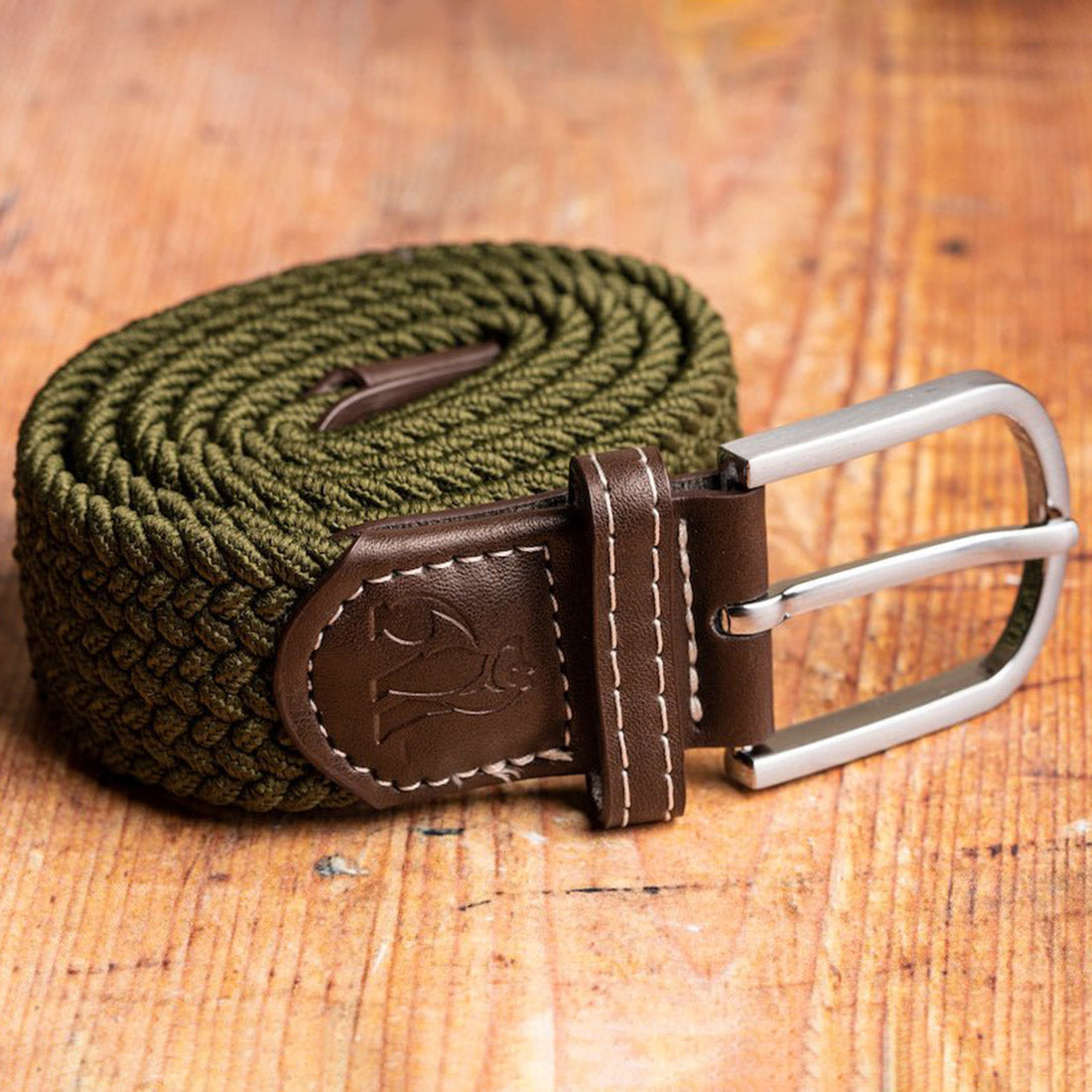 Woven Belt - Khaki Green By Swole Panda