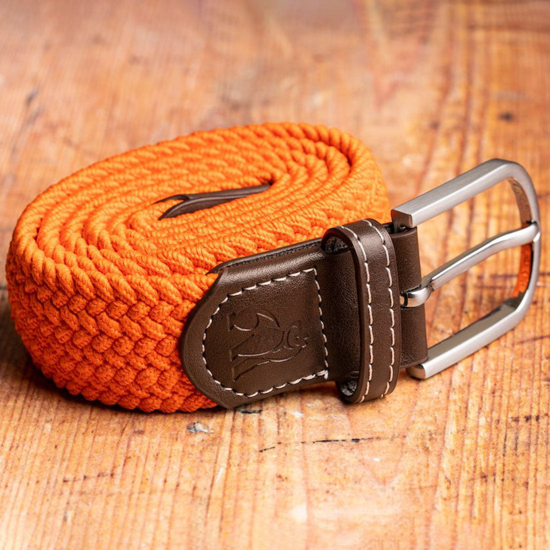 Woven Belt - Tangerine Orange by Swole Panda