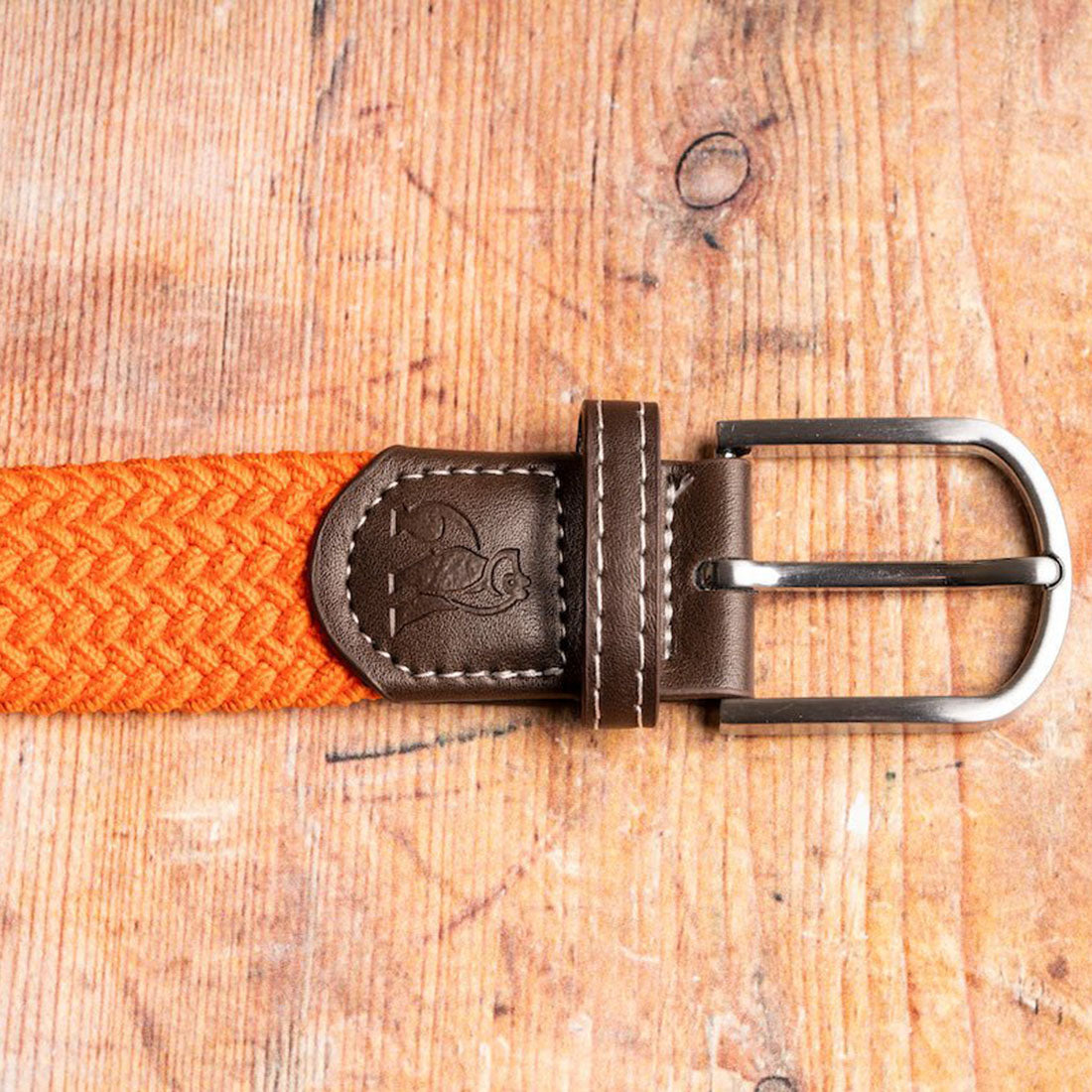 Woven Belt - Tangerine Orange by Swole Panda