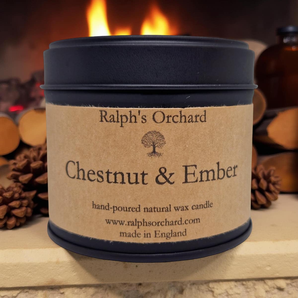Ralph's Orchard Chestnut & Ember Candle
