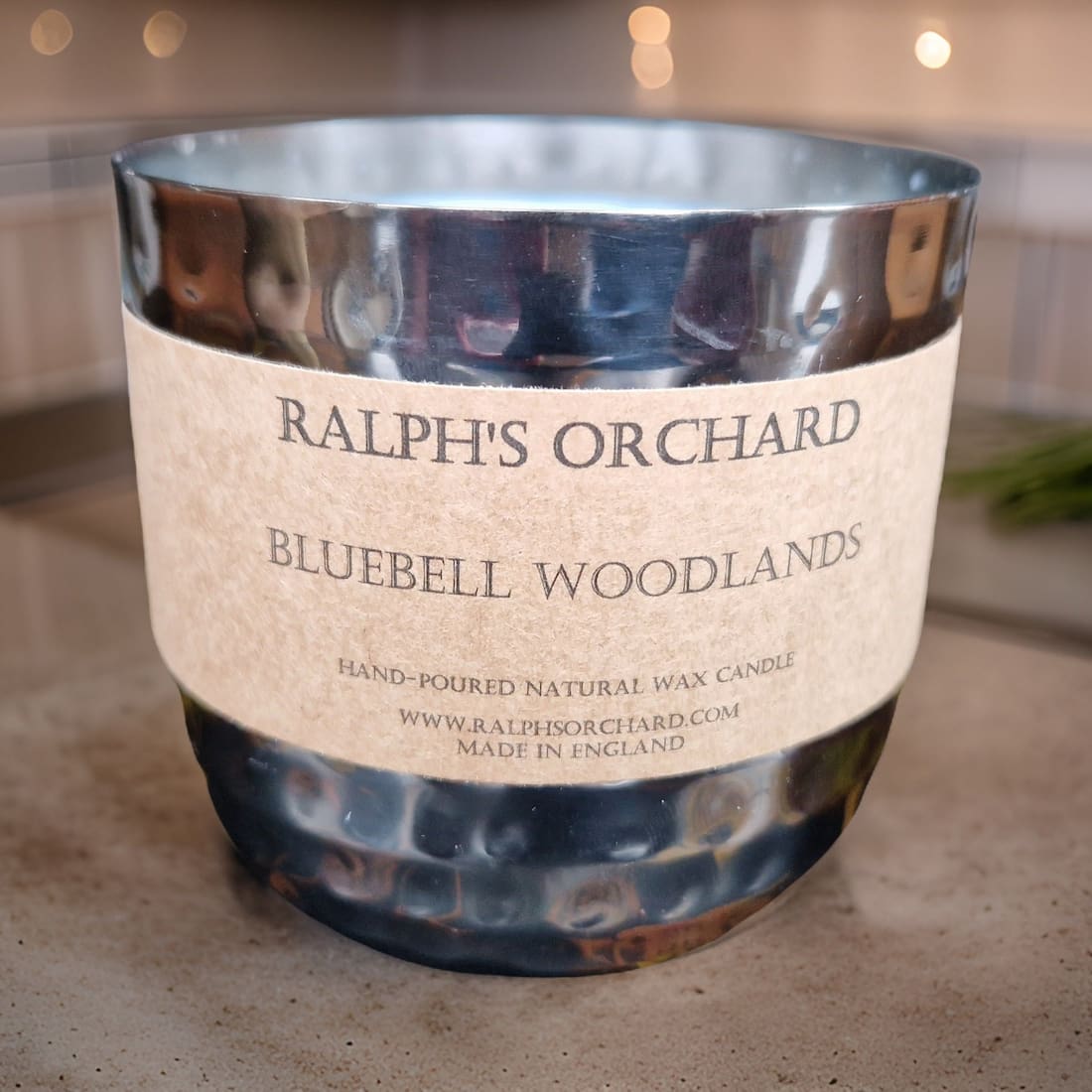 Ralph's Orchard 2-Wick Dimpled Black Candles