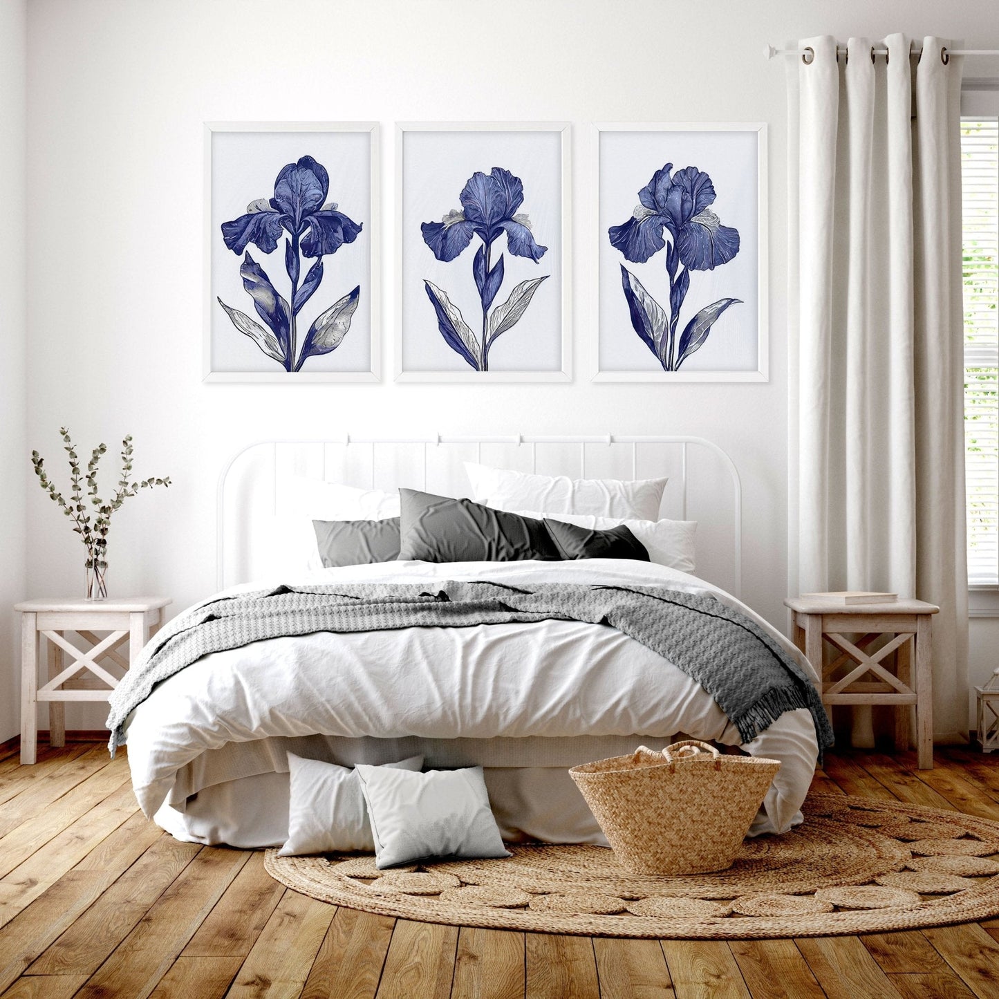 Set of 3 Botanical Wall Art Prints