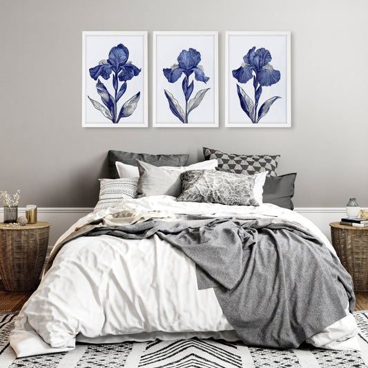 Set of 3 Botanical Wall Art Prints