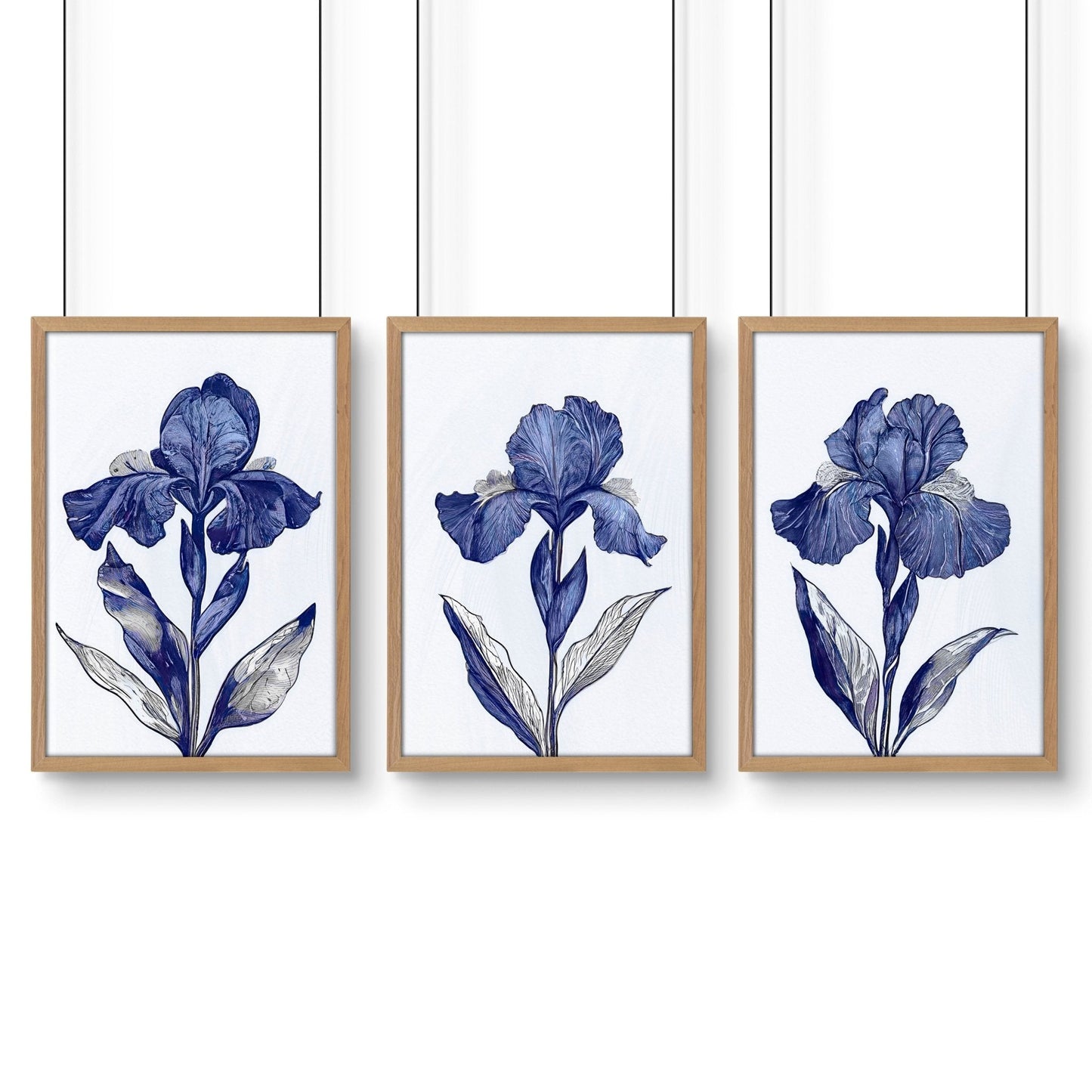Set of 3 Botanical Wall Art Prints